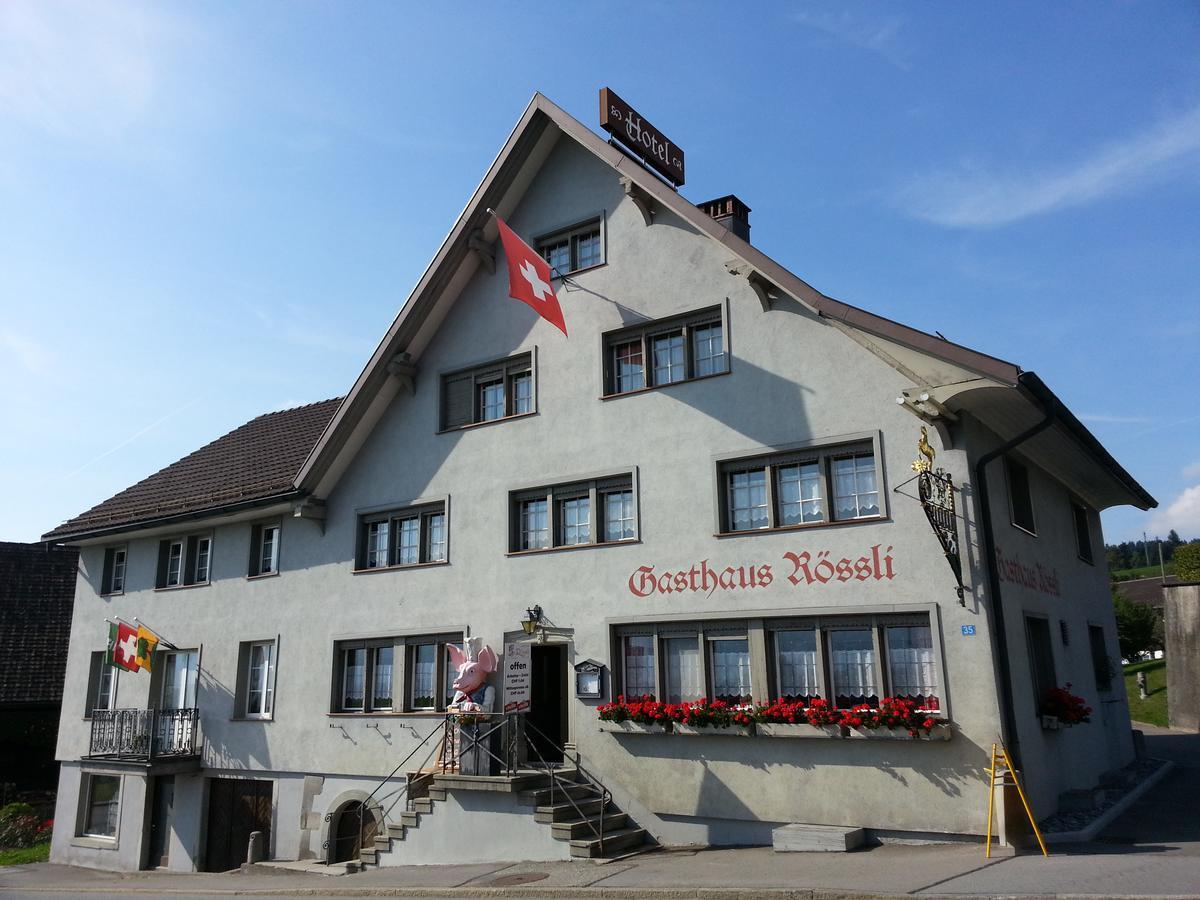 Hotel Gasthaus Rossli à Sankt Gallenkappel Extérieur photo